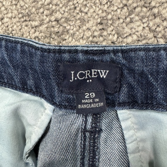 J.Crew Jeans Womens 29 Blue Wide Leg Medium Wash Denim Preppy City Casual Pocket - Picture 6 of 10